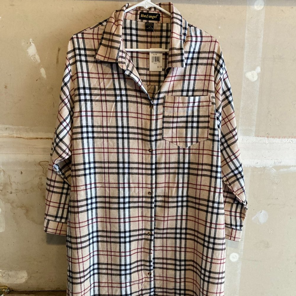 Tan Flannel Tunic